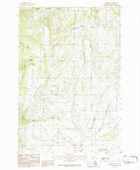 Maudlow Montana Historical topographic map, 1:24000 scale, 7.5 X 7.5 Minute, Year 1986