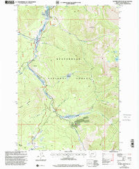 Maurice Mountain Montana Historical topographic map, 1:24000 scale, 7.5 X 7.5 Minute, Year 1997