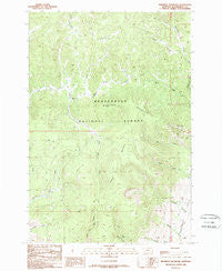 Maverick Mountain Montana Historical topographic map, 1:24000 scale, 7.5 X 7.5 Minute, Year 1988