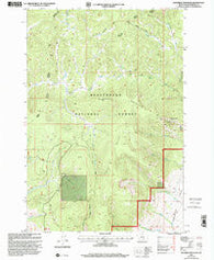 Maverick Mountain Montana Historical topographic map, 1:24000 scale, 7.5 X 7.5 Minute, Year 1997