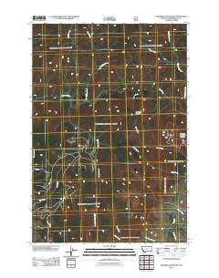 Maverick Mountain Montana Historical topographic map, 1:24000 scale, 7.5 X 7.5 Minute, Year 2011