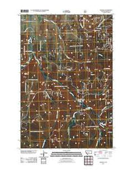 Maxville Montana Historical topographic map, 1:24000 scale, 7.5 X 7.5 Minute, Year 2011