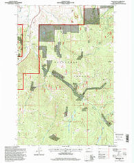 Maxville Montana Historical topographic map, 1:24000 scale, 7.5 X 7.5 Minute, Year 1996