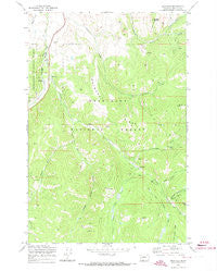 Maxville Montana Historical topographic map, 1:24000 scale, 7.5 X 7.5 Minute, Year 1971