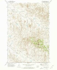 Maxwell Butte Montana Historical topographic map, 1:24000 scale, 7.5 X 7.5 Minute, Year 1973