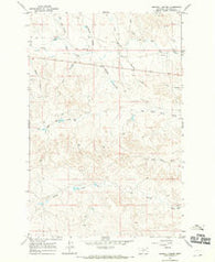 Maxwell Coulee Montana Historical topographic map, 1:24000 scale, 7.5 X 7.5 Minute, Year 1967