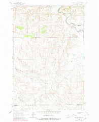 Maxwell Ranch Montana Historical topographic map, 1:24000 scale, 7.5 X 7.5 Minute, Year 1962