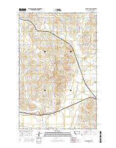 McCabe East Montana Current topographic map, 1:24000 scale, 7.5 X 7.5 Minute, Year 2014