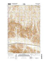 McCabe West Montana Current topographic map, 1:24000 scale, 7.5 X 7.5 Minute, Year 2014
