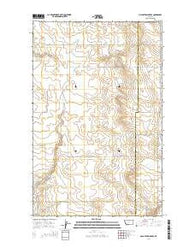 McCarters Lake SE Montana Current topographic map, 1:24000 scale, 7.5 X 7.5 Minute, Year 2014