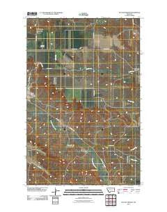 McCone Heights Montana Historical topographic map, 1:24000 scale, 7.5 X 7.5 Minute, Year 2011