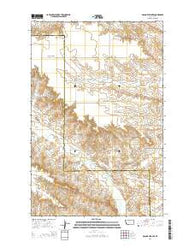 McCone Heights Montana Current topographic map, 1:24000 scale, 7.5 X 7.5 Minute, Year 2014