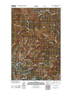 McCormick Peak Montana Historical topographic map, 1:24000 scale, 7.5 X 7.5 Minute, Year 2011