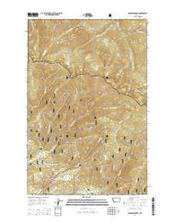 McCormick Peak Montana Current topographic map, 1:24000 scale, 7.5 X 7.5 Minute, Year 2014
