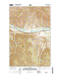McDonald Montana Current topographic map, 1:24000 scale, 7.5 X 7.5 Minute, Year 2014