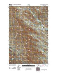 McGinnis Butte SW Montana Historical topographic map, 1:24000 scale, 7.5 X 7.5 Minute, Year 2011