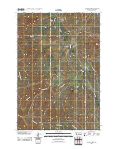 McKenzie Creek Montana Historical topographic map, 1:24000 scale, 7.5 X 7.5 Minute, Year 2011