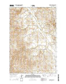 McKenzie Creek Montana Current topographic map, 1:24000 scale, 7.5 X 7.5 Minute, Year 2014