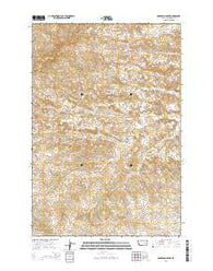 McKerlich Creek Montana Current topographic map, 1:24000 scale, 7.5 X 7.5 Minute, Year 2014