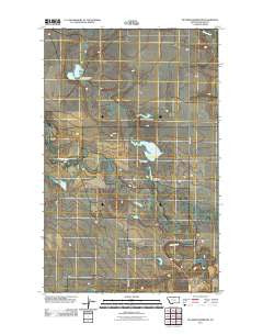 McLaren Reservoir Montana Historical topographic map, 1:24000 scale, 7.5 X 7.5 Minute, Year 2011