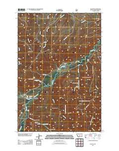 McLeod Montana Historical topographic map, 1:24000 scale, 7.5 X 7.5 Minute, Year 2011