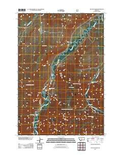McLeod Basin Montana Historical topographic map, 1:24000 scale, 7.5 X 7.5 Minute, Year 2011
