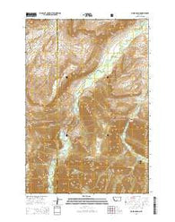McLeod Basin Montana Current topographic map, 1:24000 scale, 7.5 X 7.5 Minute, Year 2014