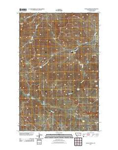 McRae Springs Montana Historical topographic map, 1:24000 scale, 7.5 X 7.5 Minute, Year 2011