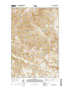 McRae Springs Montana Current topographic map, 1:24000 scale, 7.5 X 7.5 Minute, Year 2014