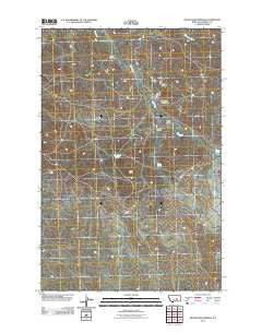 McWilliams Springs Montana Historical topographic map, 1:24000 scale, 7.5 X 7.5 Minute, Year 2011
