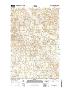 McWilliams Springs Montana Current topographic map, 1:24000 scale, 7.5 X 7.5 Minute, Year 2014