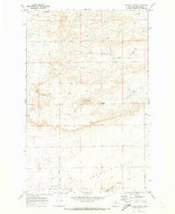 Mc Bridy Spring Montana Historical topographic map, 1:24000 scale, 7.5 X 7.5 Minute, Year 1970