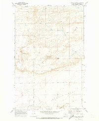 Mc Bridy Spring Montana Historical topographic map, 1:24000 scale, 7.5 X 7.5 Minute, Year 1970