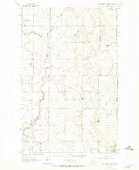 Mc Carters Lake SE Montana Historical topographic map, 1:24000 scale, 7.5 X 7.5 Minute, Year 1962