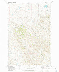 Mc Clure Reservoir Montana Historical topographic map, 1:24000 scale, 7.5 X 7.5 Minute, Year 1972