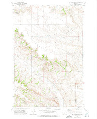 Mc Cone Heights Montana Historical topographic map, 1:24000 scale, 7.5 X 7.5 Minute, Year 1972
