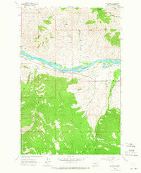Mc Donald Montana Historical topographic map, 1:24000 scale, 7.5 X 7.5 Minute, Year 1964