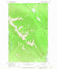 Mc Gee Meadow Montana Historical topographic map, 1:24000 scale, 7.5 X 7.5 Minute, Year 1966