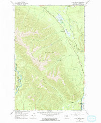 Mc Gee Meadow Montana Historical topographic map, 1:24000 scale, 7.5 X 7.5 Minute, Year 1966