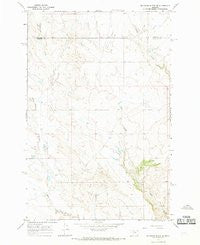 Mc Ginnis Butte SE Montana Historical topographic map, 1:24000 scale, 7.5 X 7.5 Minute, Year 1965