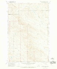 Mc Ginnis Butte SW Montana Historical topographic map, 1:24000 scale, 7.5 X 7.5 Minute, Year 1965