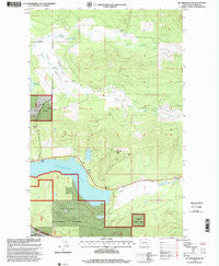 Mc Gregor Peak Montana Historical topographic map, 1:24000 scale, 7.5 X 7.5 Minute, Year 1997