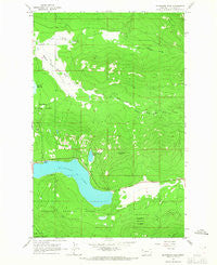 Mc Gregor Peak Montana Historical topographic map, 1:24000 scale, 7.5 X 7.5 Minute, Year 1964