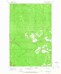 Mc Guire Mountain Montana Historical topographic map, 1:24000 scale, 7.5 X 7.5 Minute, Year 1963