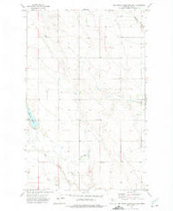 Mc Kinnsey Reservoir East Montana Historical topographic map, 1:24000 scale, 7.5 X 7.5 Minute, Year 1972