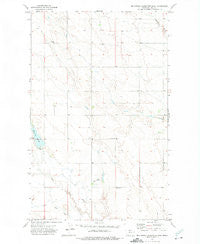 Mc Kinnsey Reservoir East Montana Historical topographic map, 1:24000 scale, 7.5 X 7.5 Minute, Year 1972