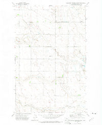 Mc Kinnsey Reservoir West Montana Historical topographic map, 1:24000 scale, 7.5 X 7.5 Minute, Year 1972