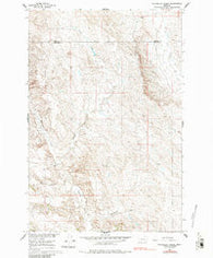 Mc Konkey Creek Montana Historical topographic map, 1:24000 scale, 7.5 X 7.5 Minute, Year 1960