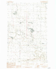 Mc Laren Reservoir Montana Historical topographic map, 1:24000 scale, 7.5 X 7.5 Minute, Year 1984