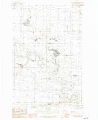 Mc Laren Reservoir Montana Historical topographic map, 1:24000 scale, 7.5 X 7.5 Minute, Year 1984